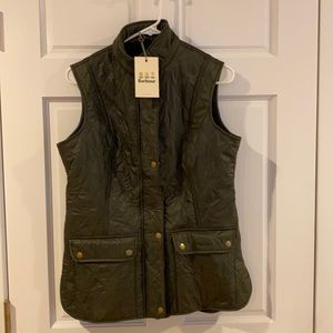 Barbour NWT Wray Gilet in Olive. Size 10. Never worn.